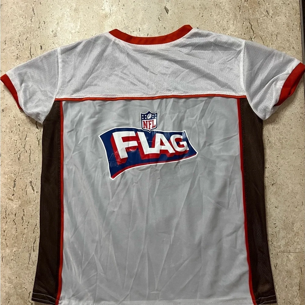 Reversible Cleveland Browns Youth Flaf Football League Jersey Size Large